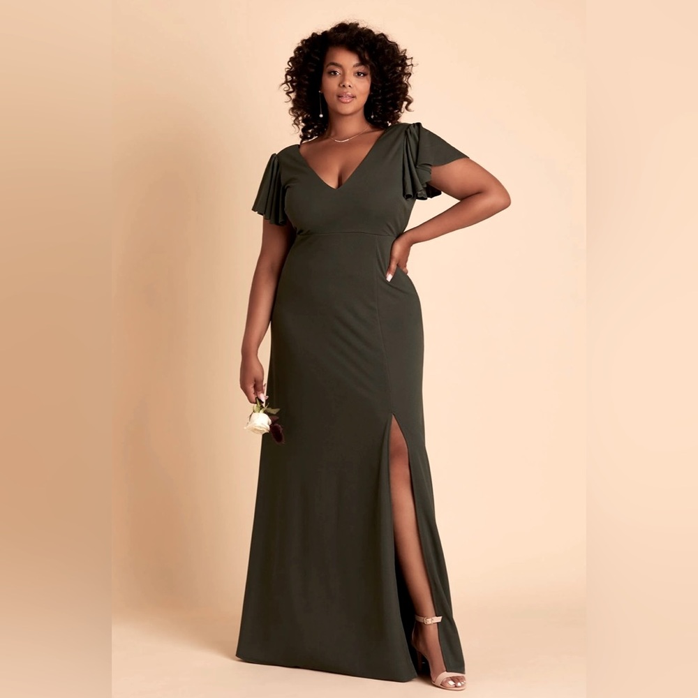 Birdie Grey Hannah Dress in Olive Green